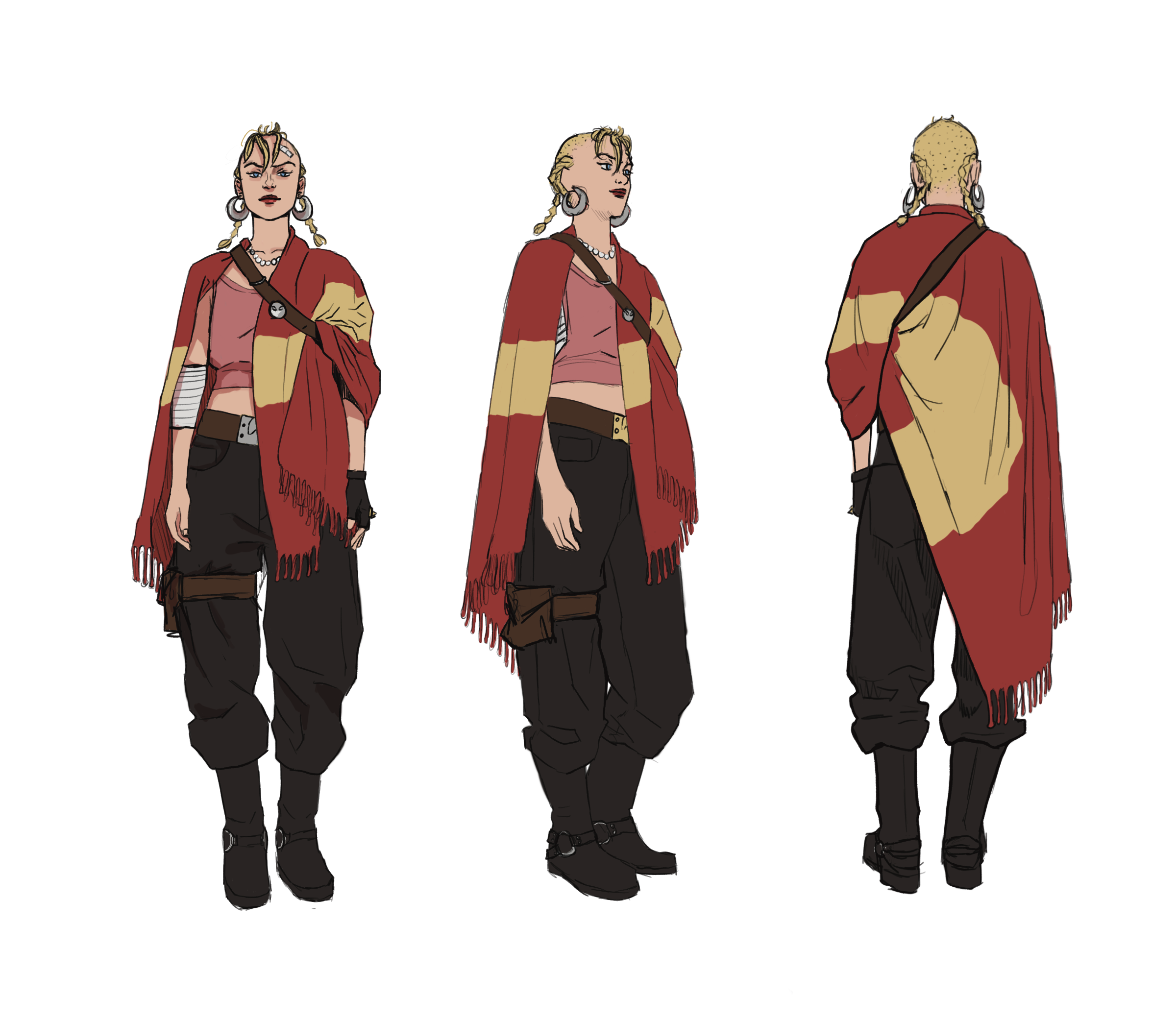 TankGirlTurnAround for a comic illustration project